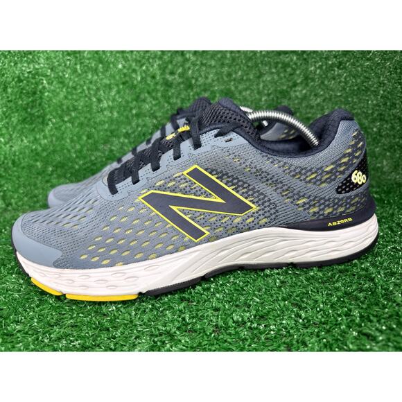 New Balance 680v6 Mens Size 11 Blue Gray Abzorb Running Sneaker MR680RG6 - Picture 4 of 9